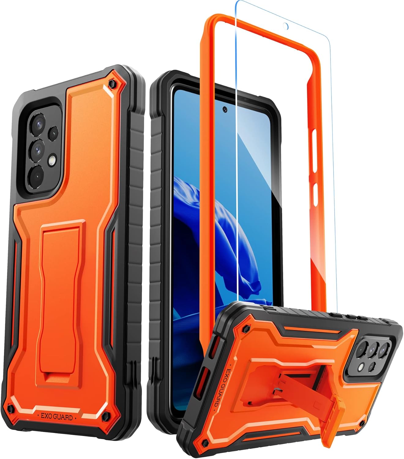 ExoGuard for Samsung Galaxy A53 Case, Rubber Shockproof
