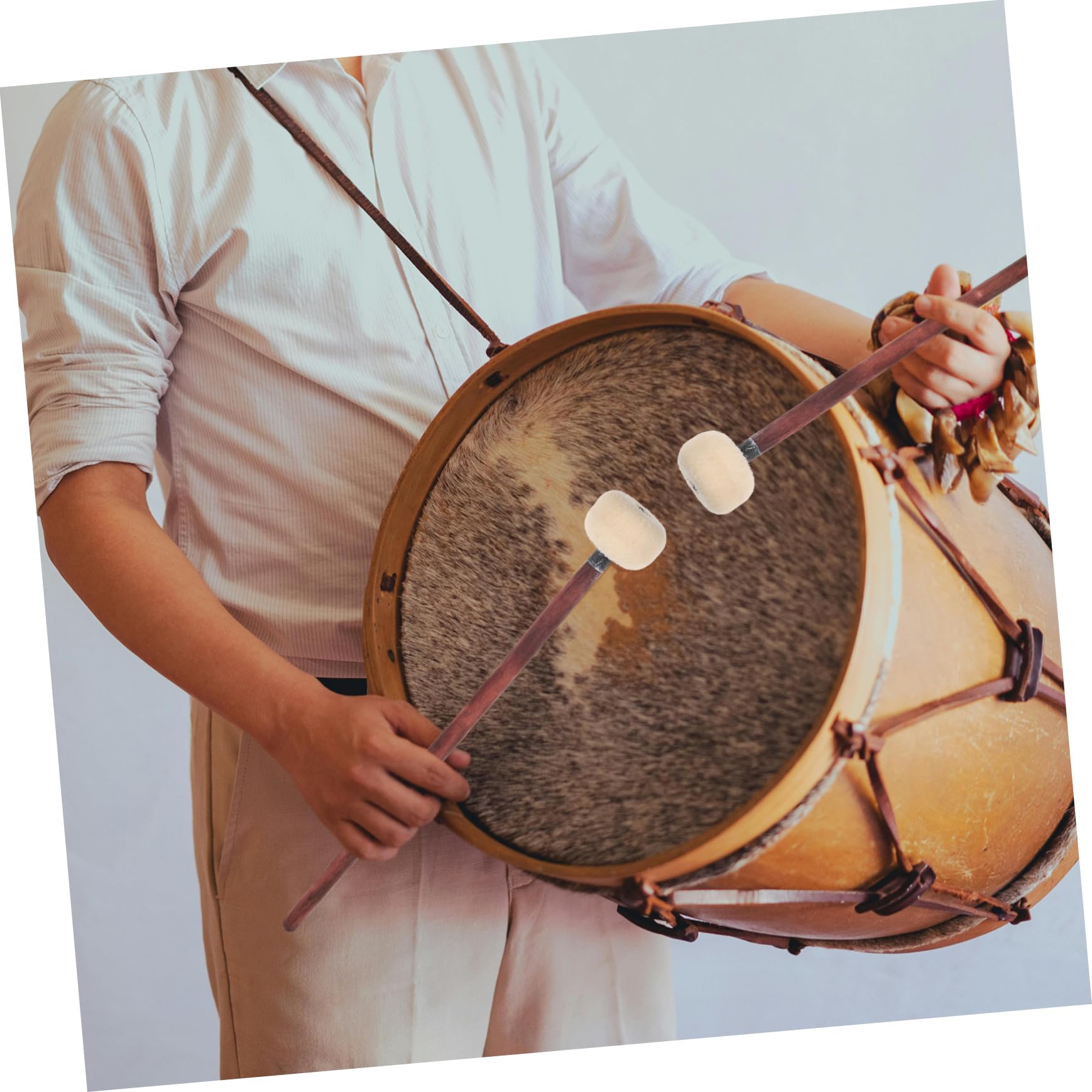 ifundom 6pezzi Bacchette Per Batteria Legno Con Testa Per Percussione Strumento Musicale Elegante e Pratico Per Tuning e Pratica Di Batteria