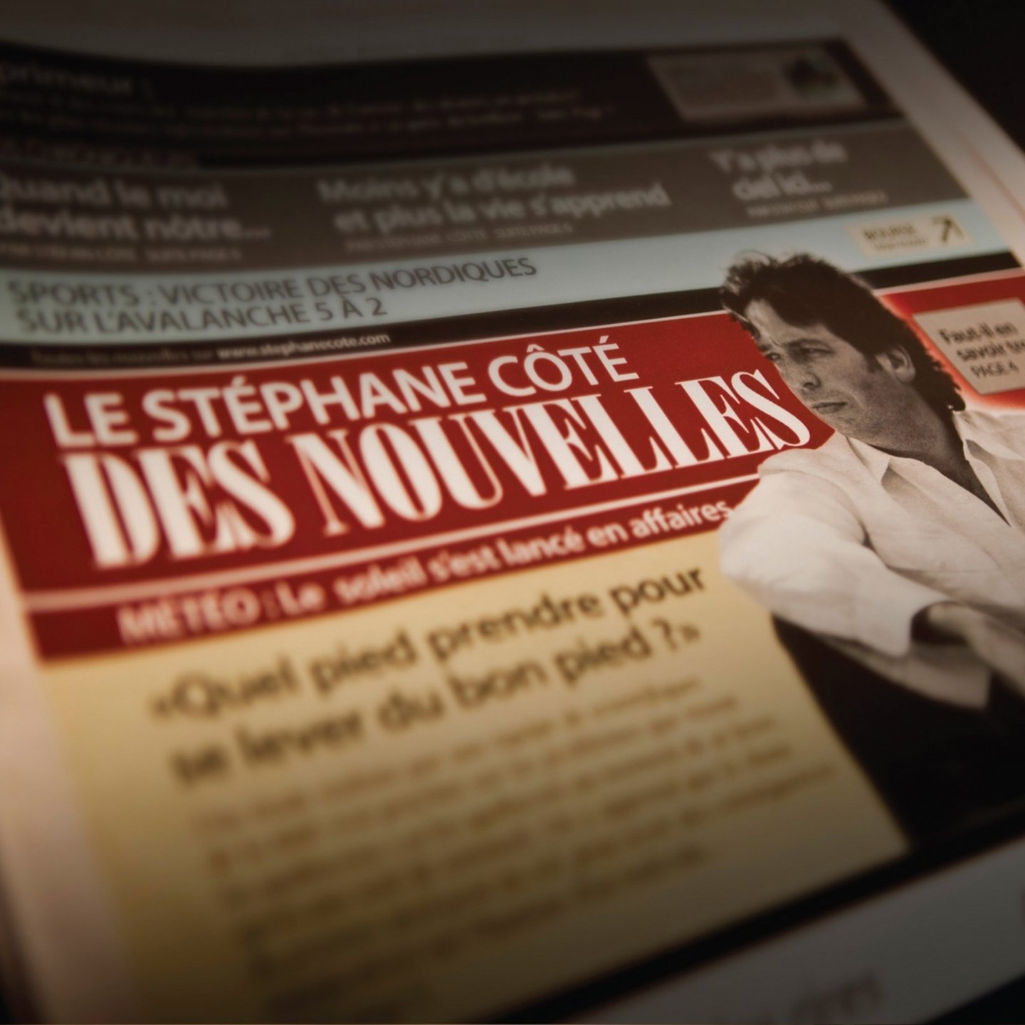 Des Nouvelles [Audio CD] Cote, Stephane