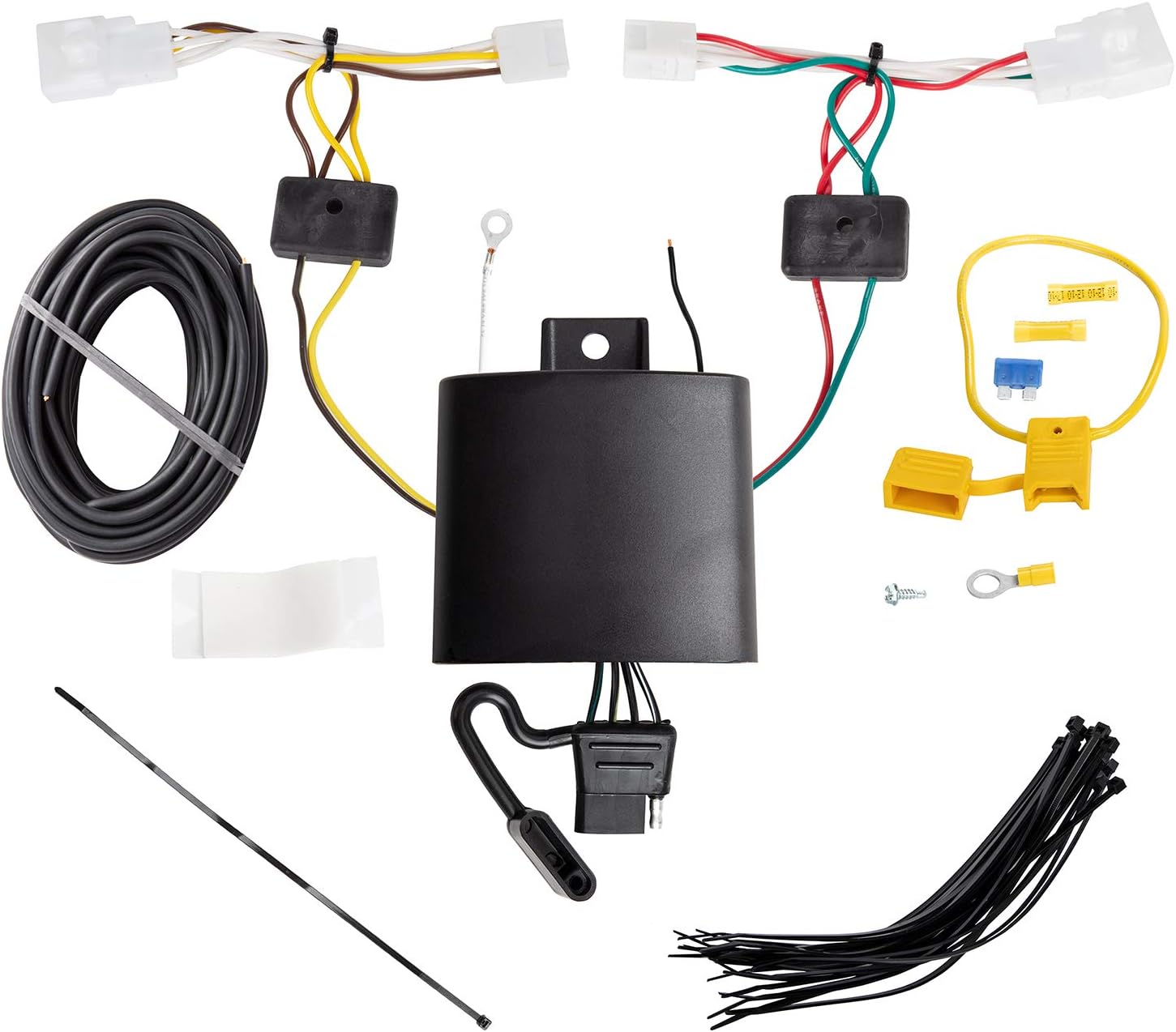 Tekonsha T-One® T-Connector Harness, 4-Way Flat, Compatible with Select Toyota Avalon