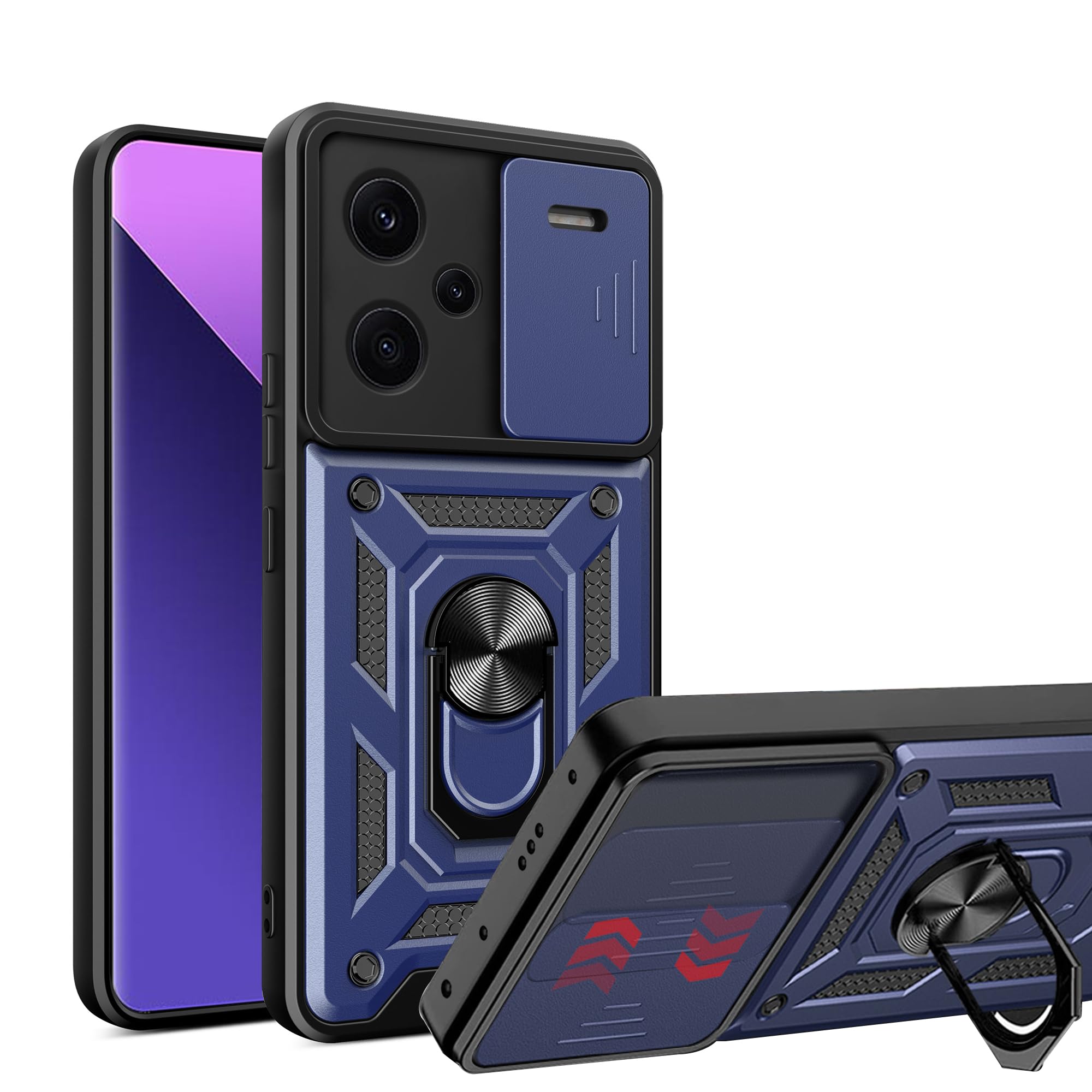 For Xiaomi Redmi Note 13 12 Pro Plus 5G 4G Case Car Magnetic - View #5