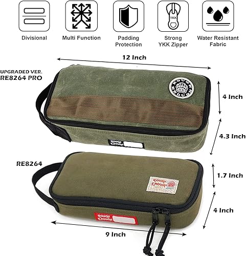 Miniatura 9 de Paquete de bolsas de herramientas de lona Rough Enough con asa y cremallera