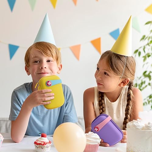 Miniatura 8 de Mini botiquín de primeros auxilios, 113 unidades, resistente al agua, duro, para niños, pequeño, lindo estuche para automóvil, hogar, tamaño de