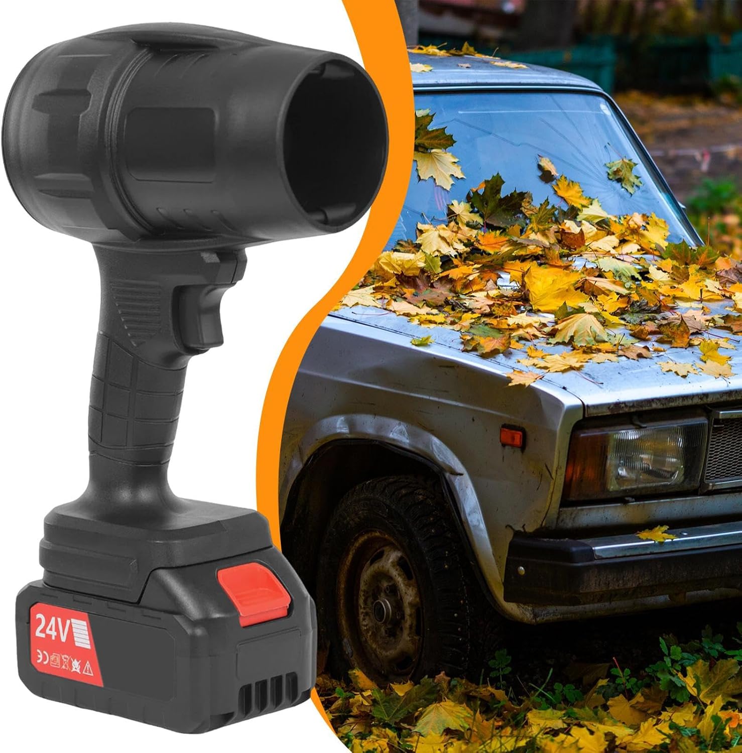 Cordless Blower - Cordless Dust Blowing Tool - Patio Blower | for Outdoor Garden Patio Yard Sidewalk Cleaning Lawn Care Dust Snow