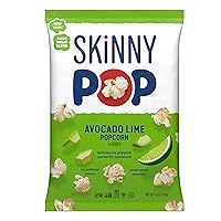 Vista 4 de SkinnyPop Palomitas de maíz con mantequilla, bolsa de tamaño de comestibles de 4.4 onzas (paquete de 2)