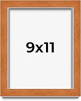 Vista 274 de Marco marrón de 18 x 24 pulgadas, marco de madera maciza de nuez de miel, ancho de moldeo de 0.875 pulgadas, profundidad de rabo de 0.875 pulgadas