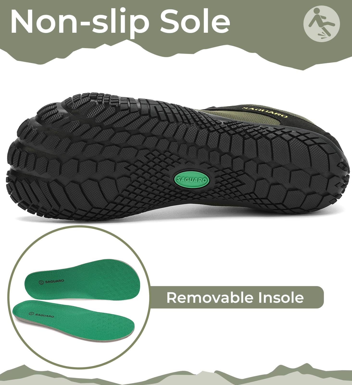 SAGUARO Barefoot Zapatos de Agua Hombre Mujer Zapatillas de Deporte