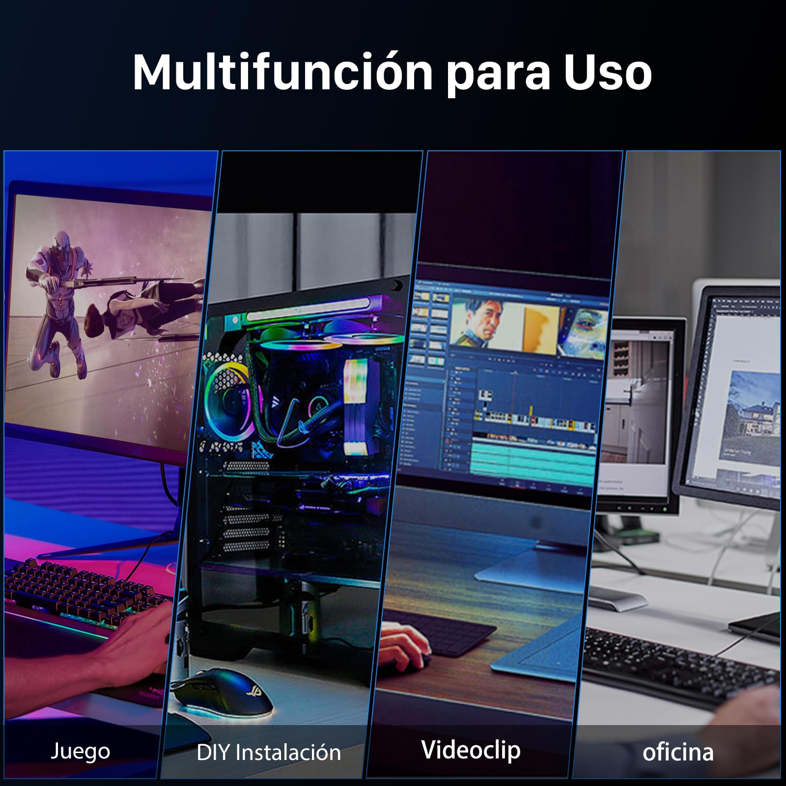 fanxiang M.2 SSD 512GB,NVMe SSD con disipador térmico, hasta 3000MB/S, PCIe Gen3 x4 2280,SSD Interno, caché SLC 3D NAND,Discos Duros -S501Q