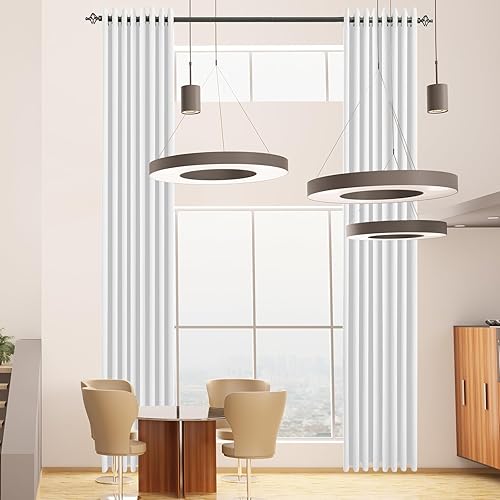 Miniatura 86 de Cortinas Opacas para Dormitorio con Aislamiento Térmico de Ojales Sólidos para Ventana Extra Anchas para Puerta Corredera, Juego de 2 Paneles de