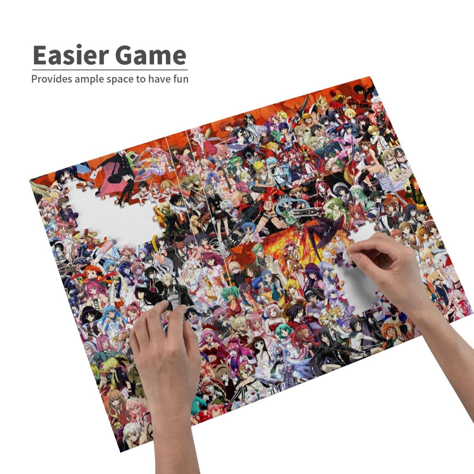 Amazon.co.jp: アニメジグソーパズル 500ピース 大人向け 木製 難易度