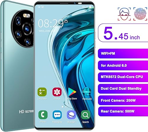 Miniatura 2 de KIKYO Teléfonos inteligentes desbloqueados, LANDVO mate40 pro 5.45 pulgadas pantalla HD teléfono Android, teléfono celular desbloqueado dual SIM