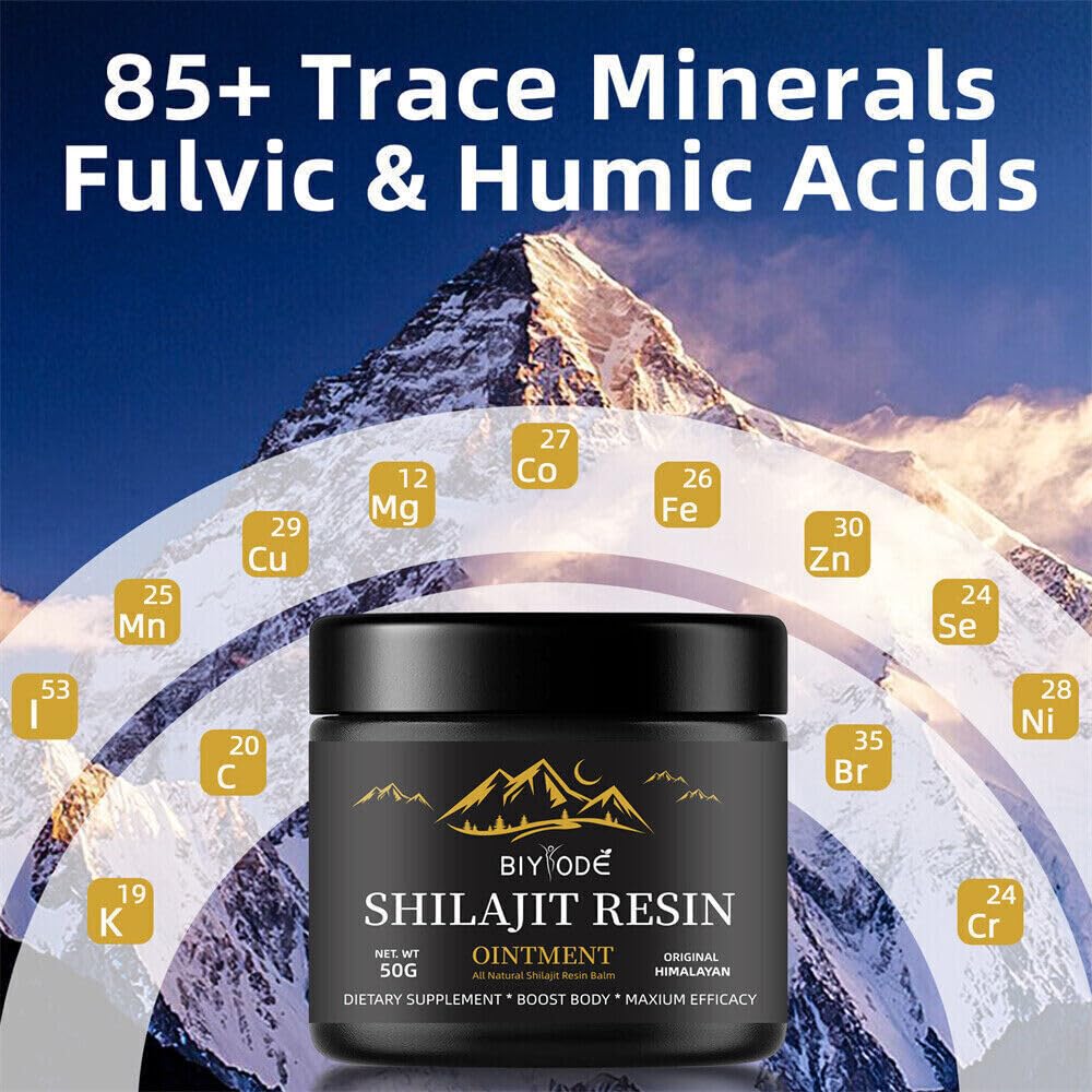 Altai Shilajit Resina, 50 g, más de 80 oligoelementos de las montañas de Altai