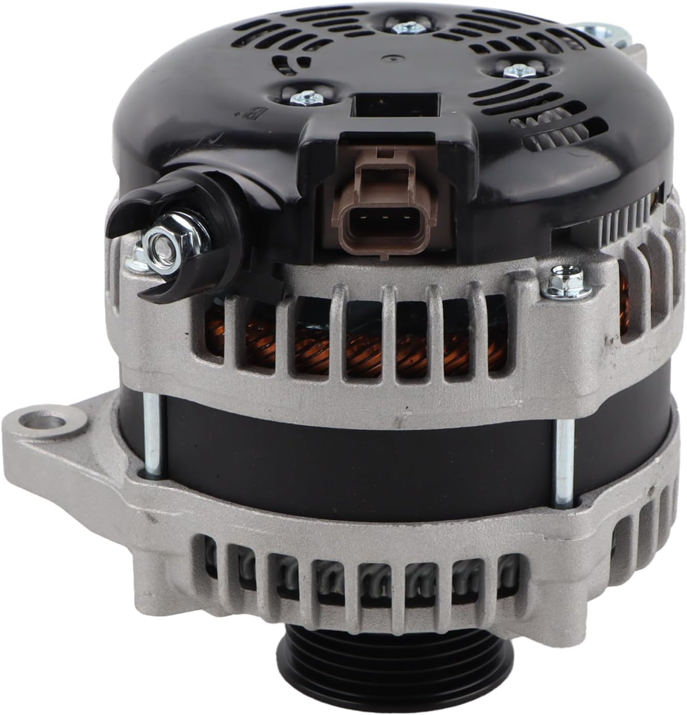 Alternator 12V 220A CW 6-Groove Pulley Compatible 2011-2017 Ford F-150, 3.5L 3.7L, Replace 11630 1042110070 FL3T10300DA