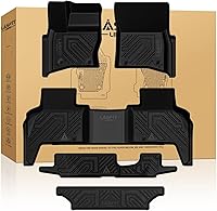 Vista 26 de LASFIT Tapete de carga para VW Tiguan 2018-2024 (ajuste 5 asientos), protección para todo tipo de clima, tapete de maletero de elastómero