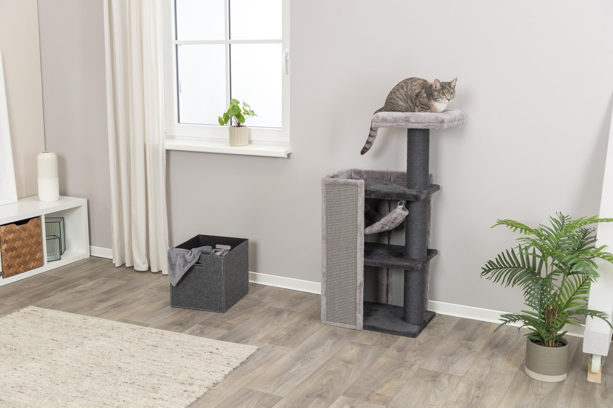 TRIXIE Poste Rascador para Gatos Arianna. 52 × 112 × 40 c