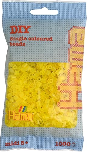 Hama Bolso amarillo translúcido de 1000 cuentas