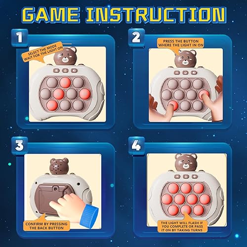 Miniatura 3 de Juguetes para aliviar el estrés, rompecabezas de descompresión, máquina de juego de gopher con botones, novedosos juguetes para ansiedad, regalos de