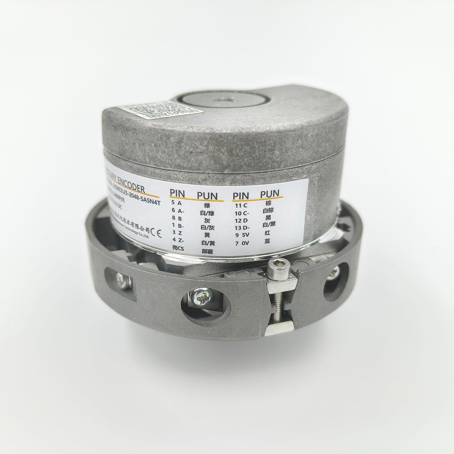 EI58C9.25-2048-SA5N4TE Rotary Encoder, 2048 P/R Resolution, Sine-Cosine Output, Industrial Automation