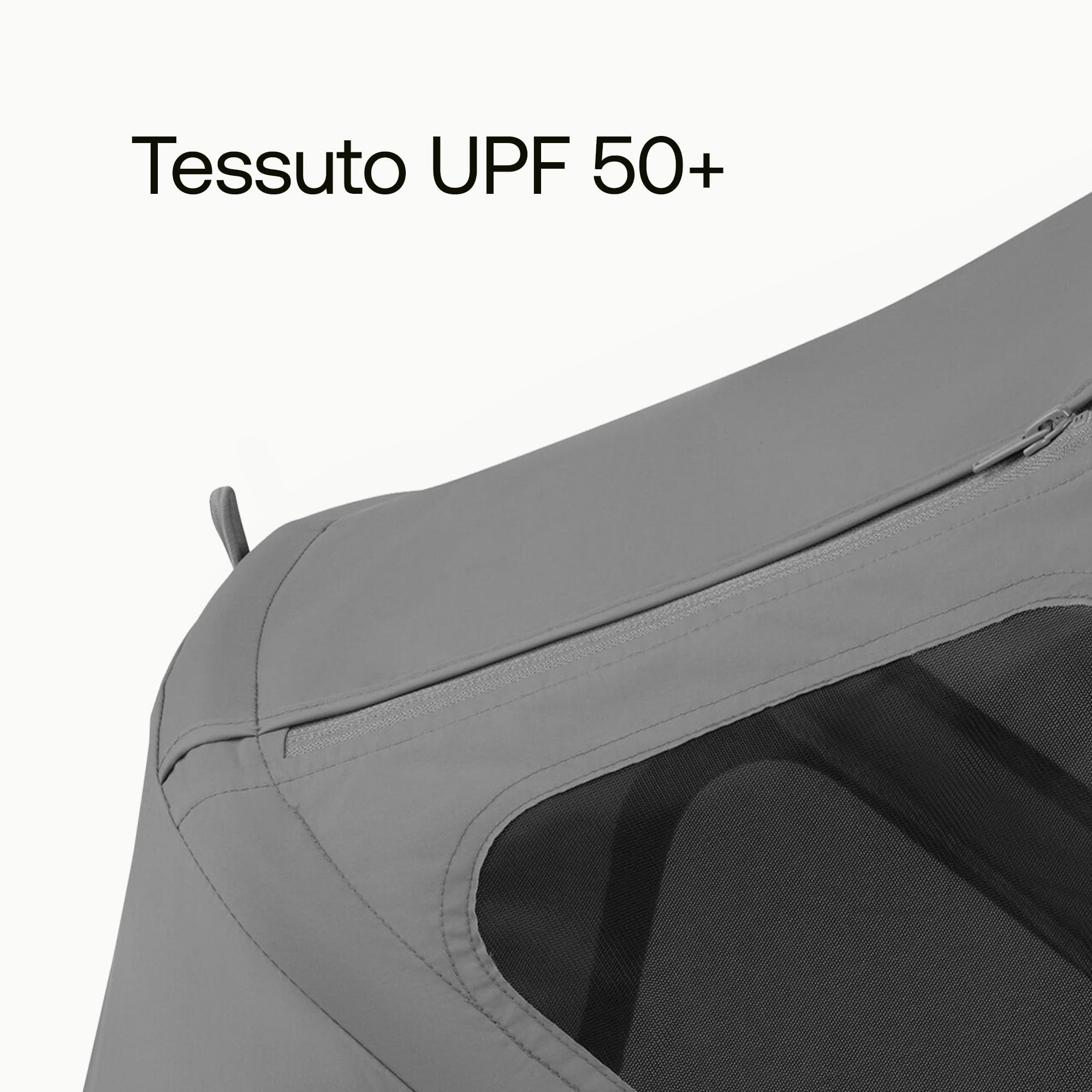 Bugaboo Donkey 6 Cappottina Breezy, Resistente all'Acqua | Estensibile per una maggiore copertura e una Protezione Solare ottimale, Compatibile Con Passeggini Donkey, Moon Grey