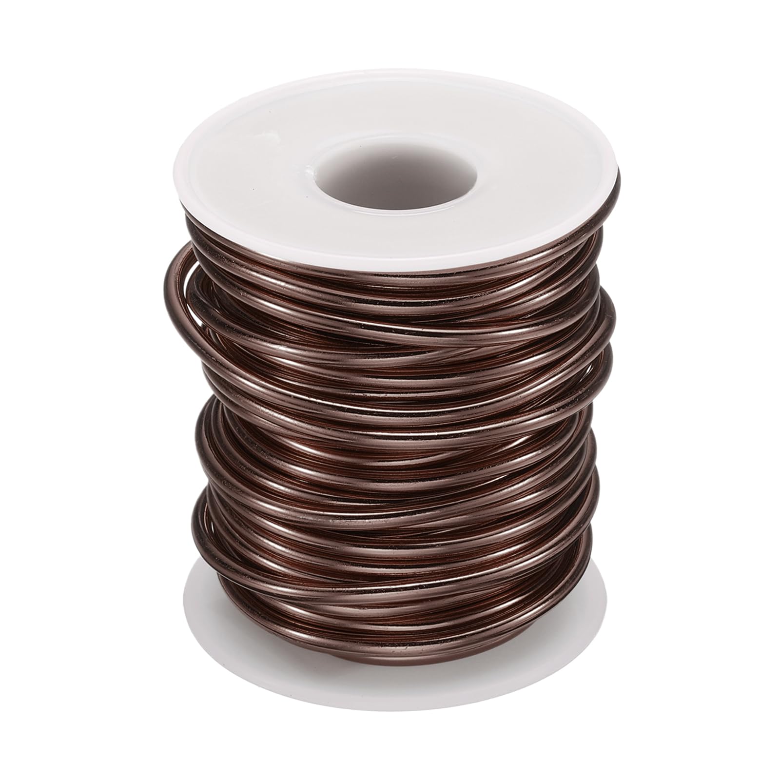 QUARKZMAN Rotolo di Filo Bonsai, Spessore 3mm, Lunghezza 33ft, Filo di Alluminio Anodizzato Flessibile per Attrezzi Bonsai, Alberi, Giardino, Orticoltura, Paesaggistica, Marrone