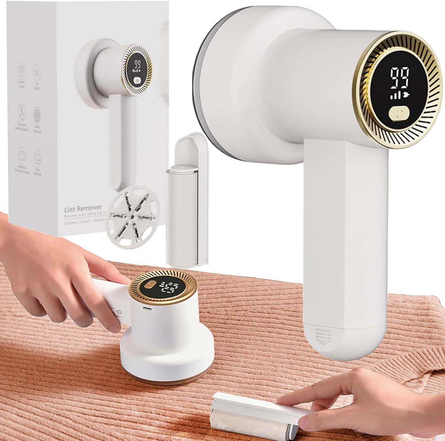 Homeeasy Fabric Shaver, Electric Fabric Shaver