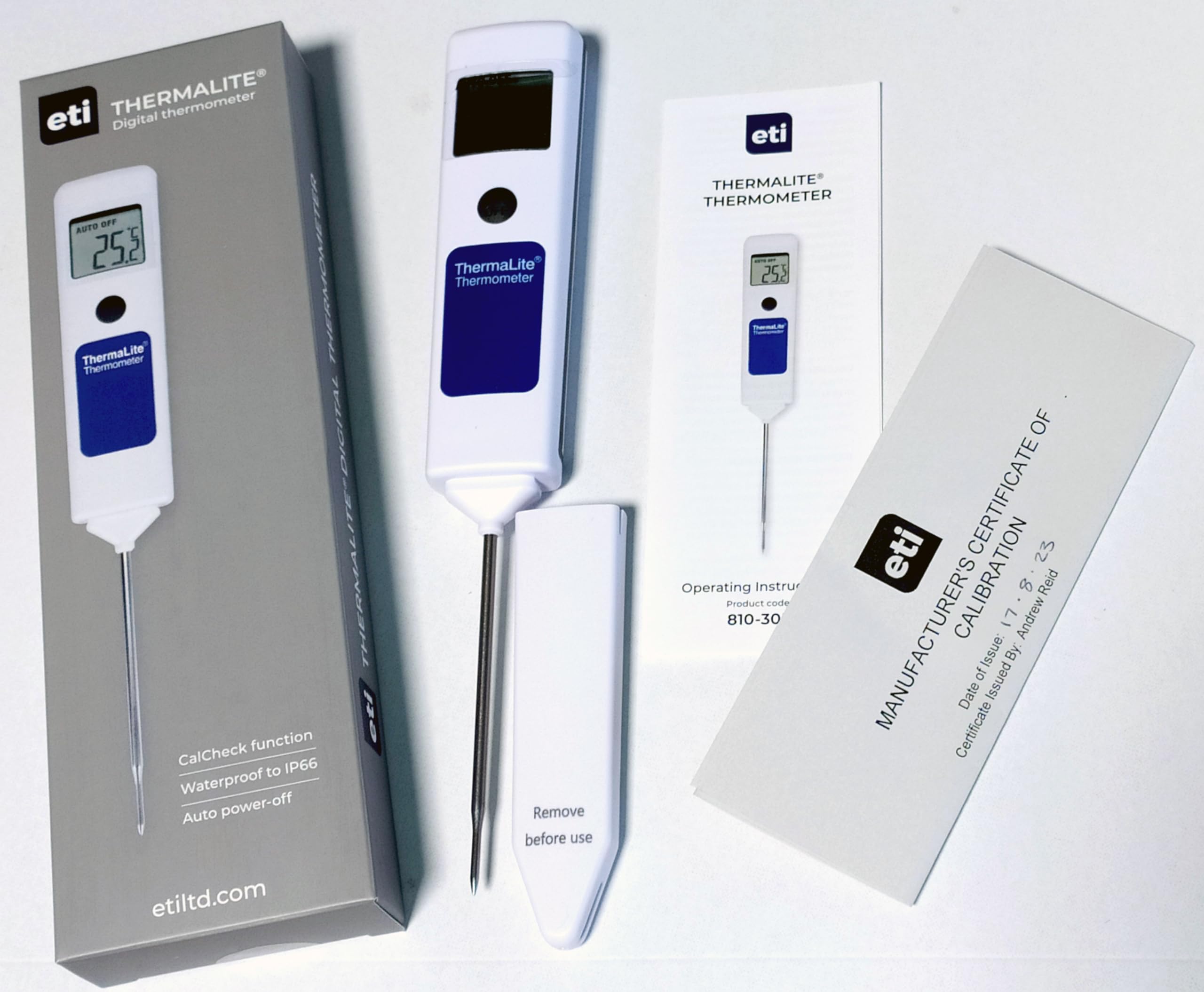 Termómetro CHT-101 Ch-Sistemas con Certificado de Calibración APPCC