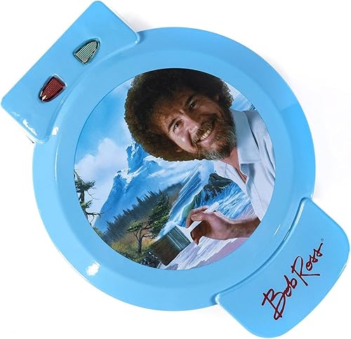 Miniatura 8 de Uncanny Brands Bob Ross Waffle Maker  Bobs Iconic Face on Your Waffles  Waffle Iron