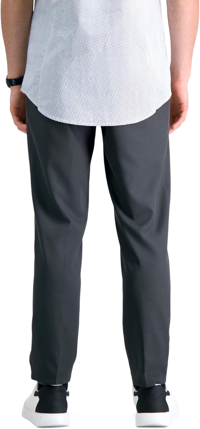Haggar Men's PLN Textured Jcqrd Pant