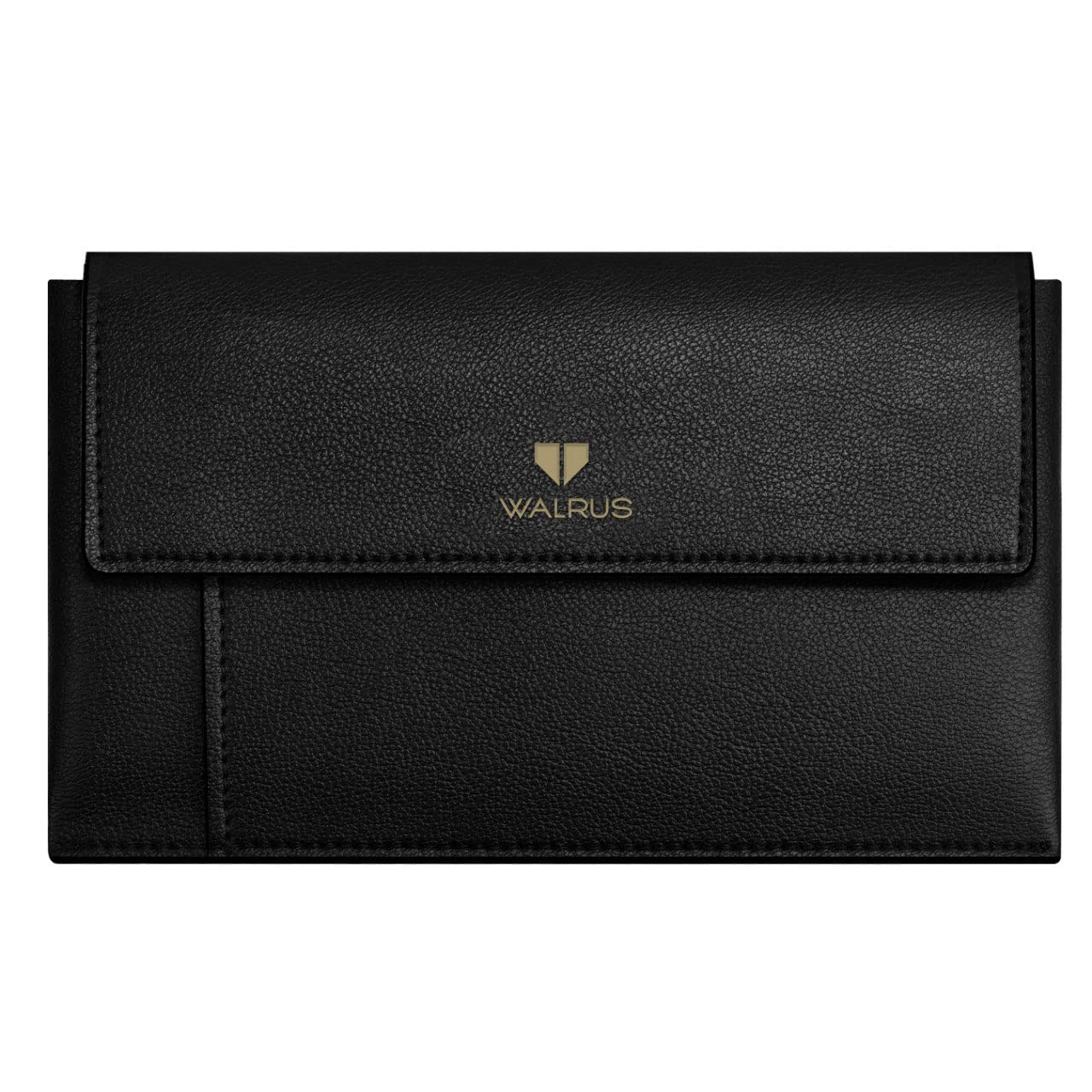 Walrus Colors II Series Black Vegan Leather Women Clutch | Stylish Clutch with Sleeve Pouch Insert & 7 Card Slots-image-13