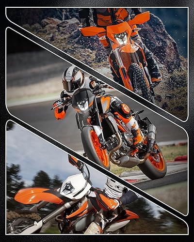 Miniatura 51 de BICYACO Faro delantero LED de motocicleta de 7 pulgadas con luces antiniebla de 4.5 pulgadas, aprobado por DOT SAE, compatible con Harley Davidson