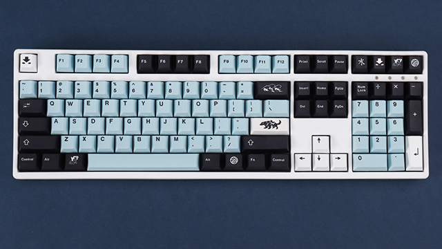 129 Keys PBT Keycaps Dye Sublimation Cherry Profile Mizu