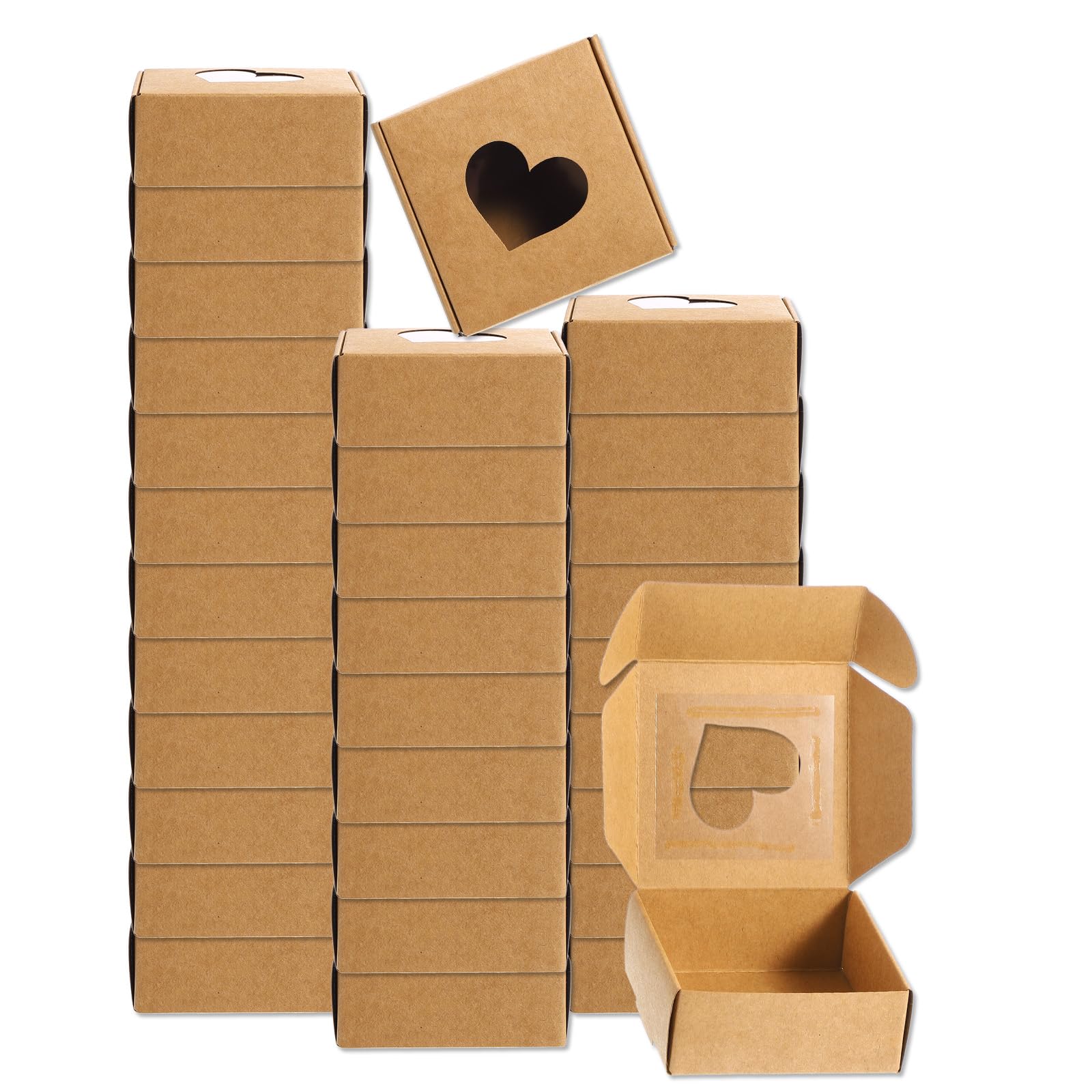 Boîtes d'emballage à savon kraft pour cadeaux d'invités de mariage et baptêmes
