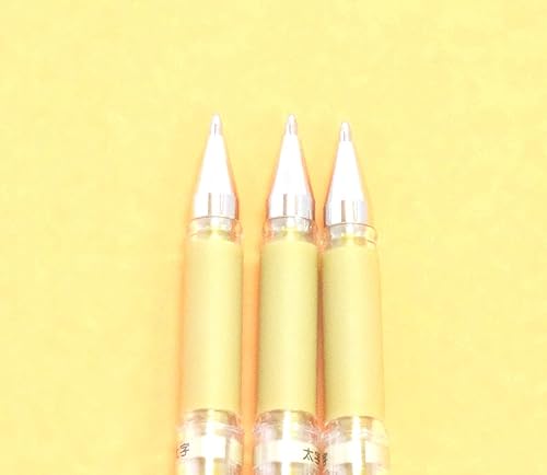 Miniatura 3 de Uni-Ball Signo - Bolígrafo de impacto de gel de punta ancha tinta dorada 0039in 3 bolígrafos por paquete importación japonesa Paquete original