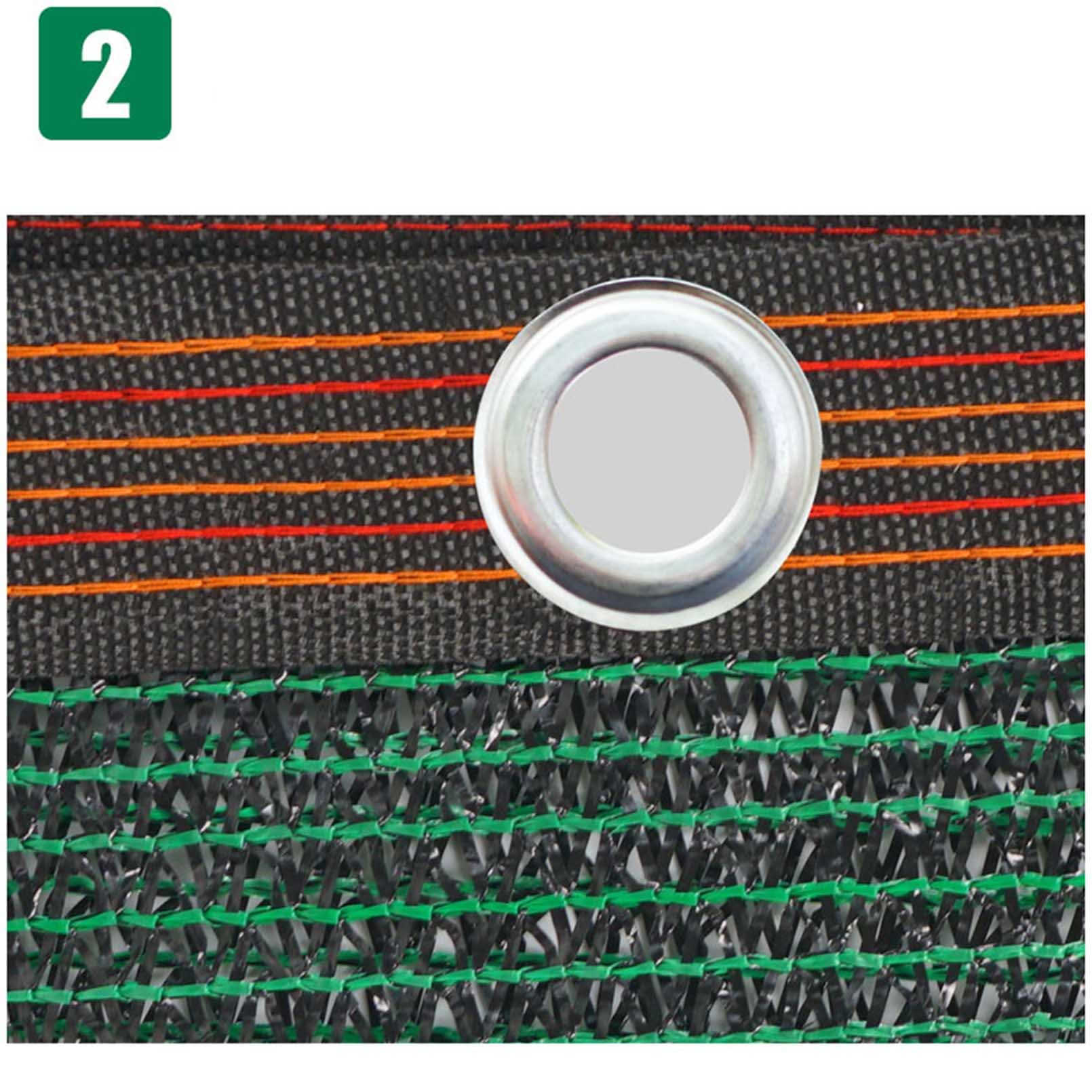 Filet d'ombrage ignifuge à 55 % en maille filet de protection solaire pour jardin agricole Vert 10 x 7 m