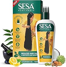 sesa Ayurvedic Hair Oil 5000 Year Old Kshir Pak Vidhi, Bhringraj & 17 Rare Herbs with 5 Nourishing Oils All Types NO Mineral 100 ml (Pack of 1) 100ml