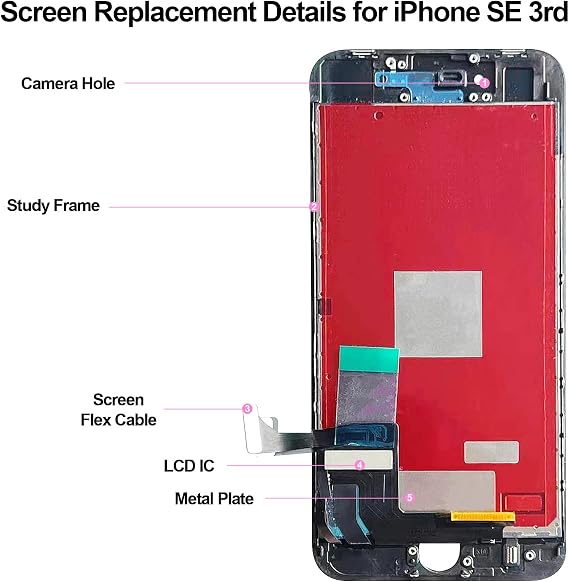 for iPhone SE 2022 3rd LCD Screen Replacement