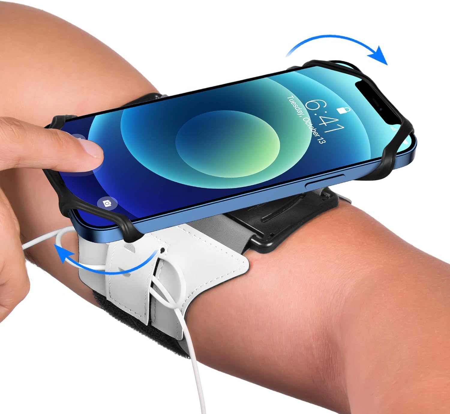 VUP Universal Running Armband, 360°Rotatable Mobile Phone Holder