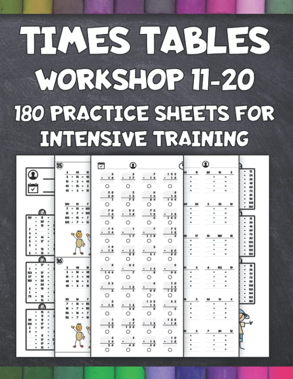 Buy Times Tables 1120 180 Practice Sheets For Intensive Training Fact families