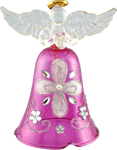 Amazon Co Jp フォーカート かわいい 手作り ガラス細工 ハッピーエンゼルベル Fgk127dt ホーム キッチン