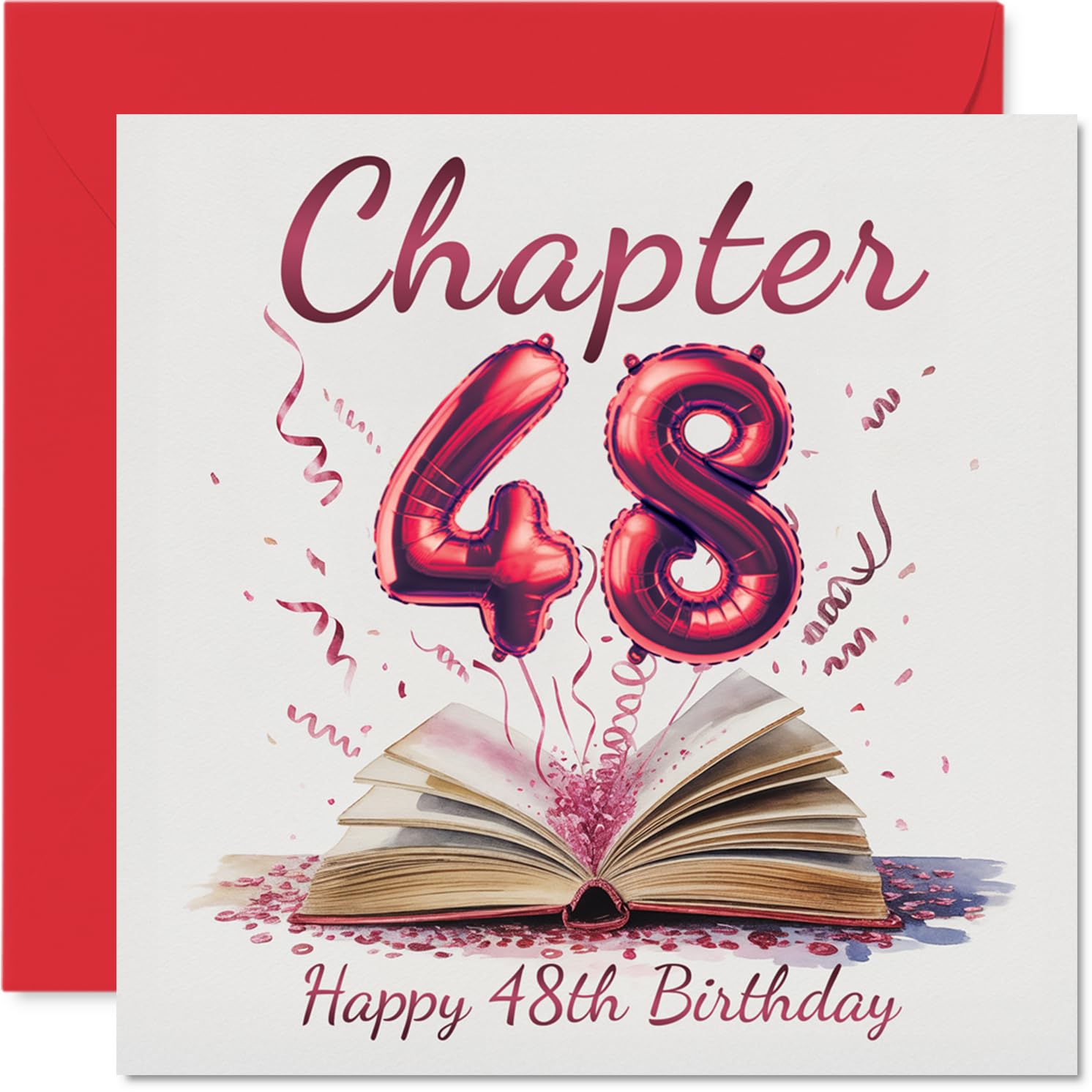 48th Birthday Cards for Women and Men, Start of Another Chapter