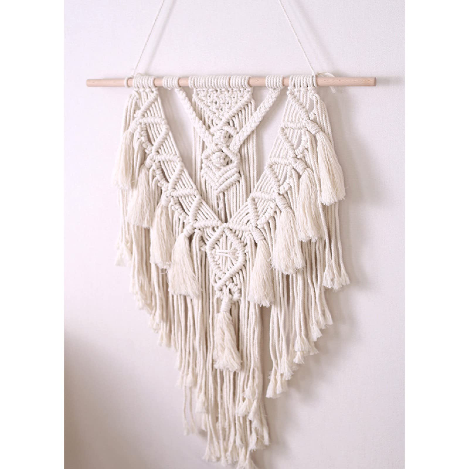 Amazon.co.jp: マクラメ織り壁掛けフリンジガーランドバナー マクラメ