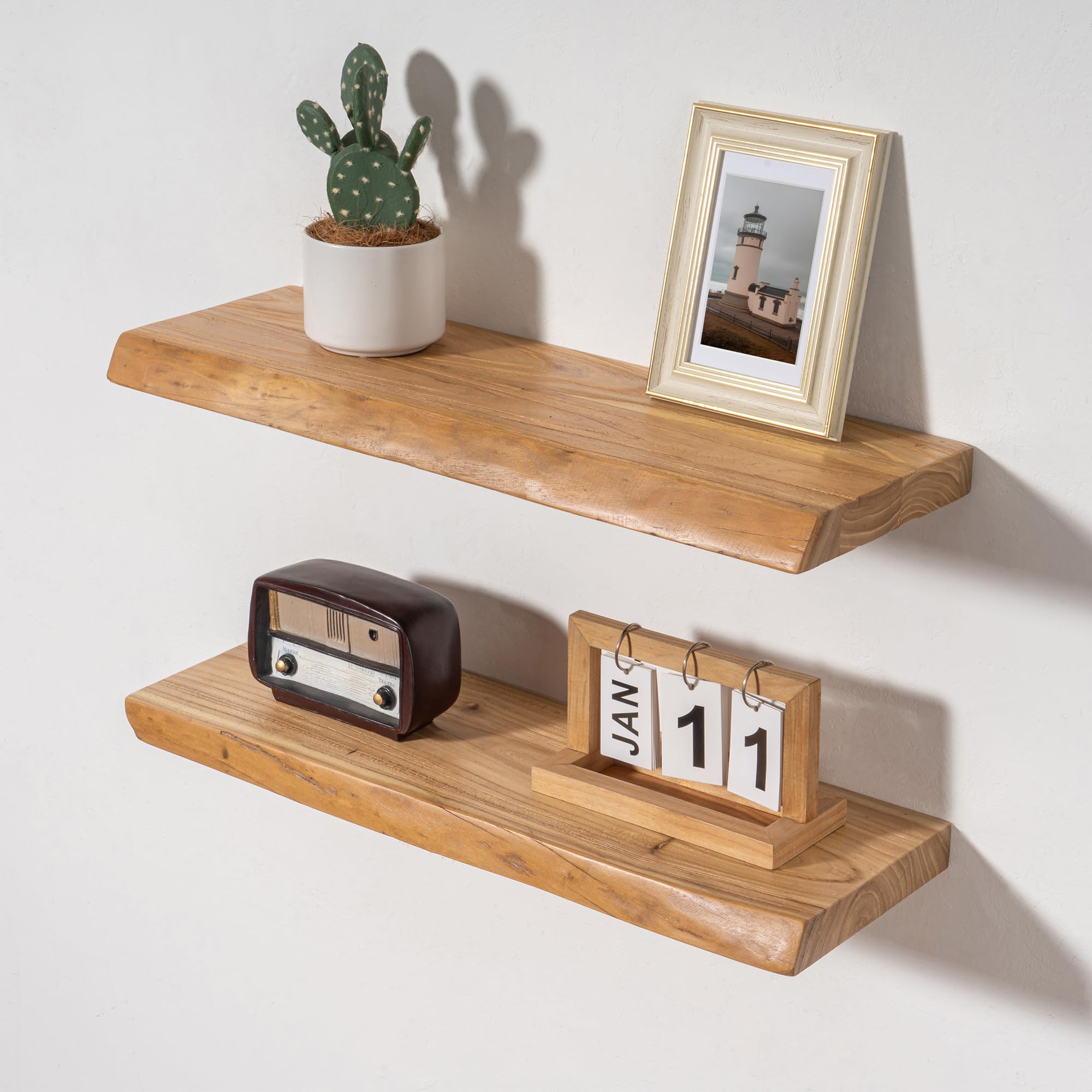 Amazon|Axeman (アクセマン) 24インチ フローティングシェルフ 壁用 Amazon|Axeman (アクセマン) 24インチ フローティングシェルフ 壁用