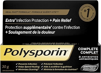 POLYSPORIN® COMPLETE Antibiotic Ointment for Extra Infection Protection and Pain Relief