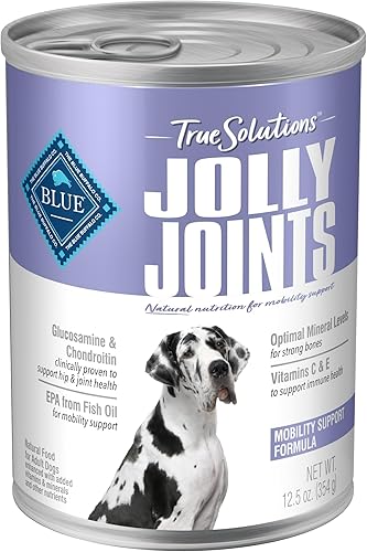 Miniatura 1 de Blue Buffalo True Solutions Jolly Joints - Alimento húmedo natural para perros adultos, con soporte para la movilidad, latas de pollo de 12.5 onzas
