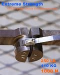 Metal Zip Ties of 100 Pcs, 6 in 304 Stainless Steel Cable Ties, Heavy Duty Metal Zip Ties for Exhaust Wrap, Heat Resistant Fencing Ties. for Pipe, Auto Repair. L/6”(150mm) W/0.18”(4.6mm)