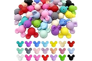 42 Pcs Monster Head Silicone Beads for DIY Fun