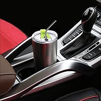 Vista 7 de ANIN - Paquete de 3 tapas para vasos de 20 onzas, a prueba de derrames, resistente a salpicaduras, cubierta con popote para estilo antiguo, vasos