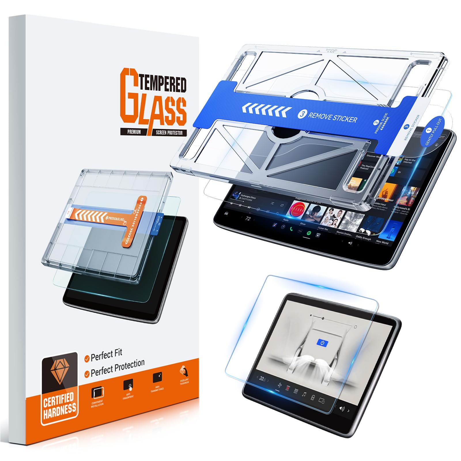 LFOTPP 15.4" &amp; 8" Screen Protector for 2024-2026 Tesla Model 3 Highland