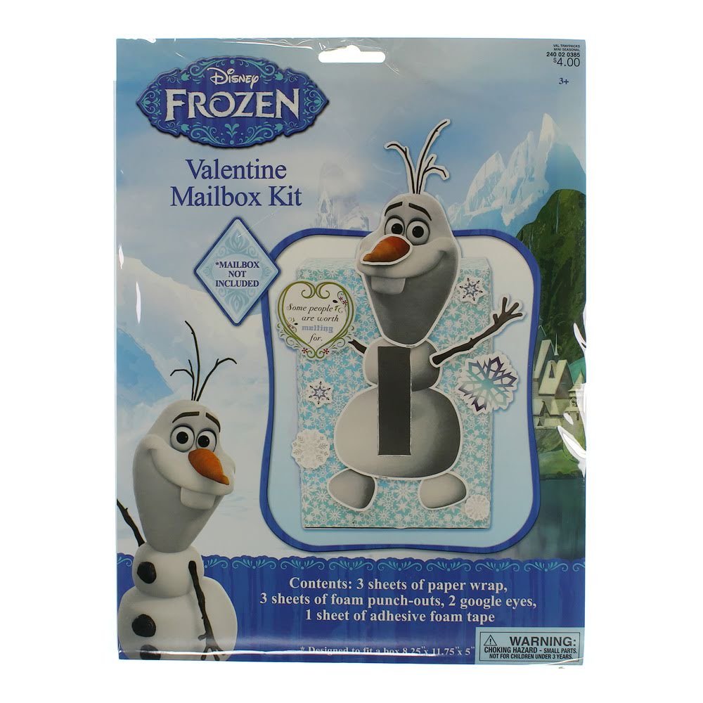 Buy New Disney Frozen Valentine Mailbox KIT Olaf Snowman Online at Low