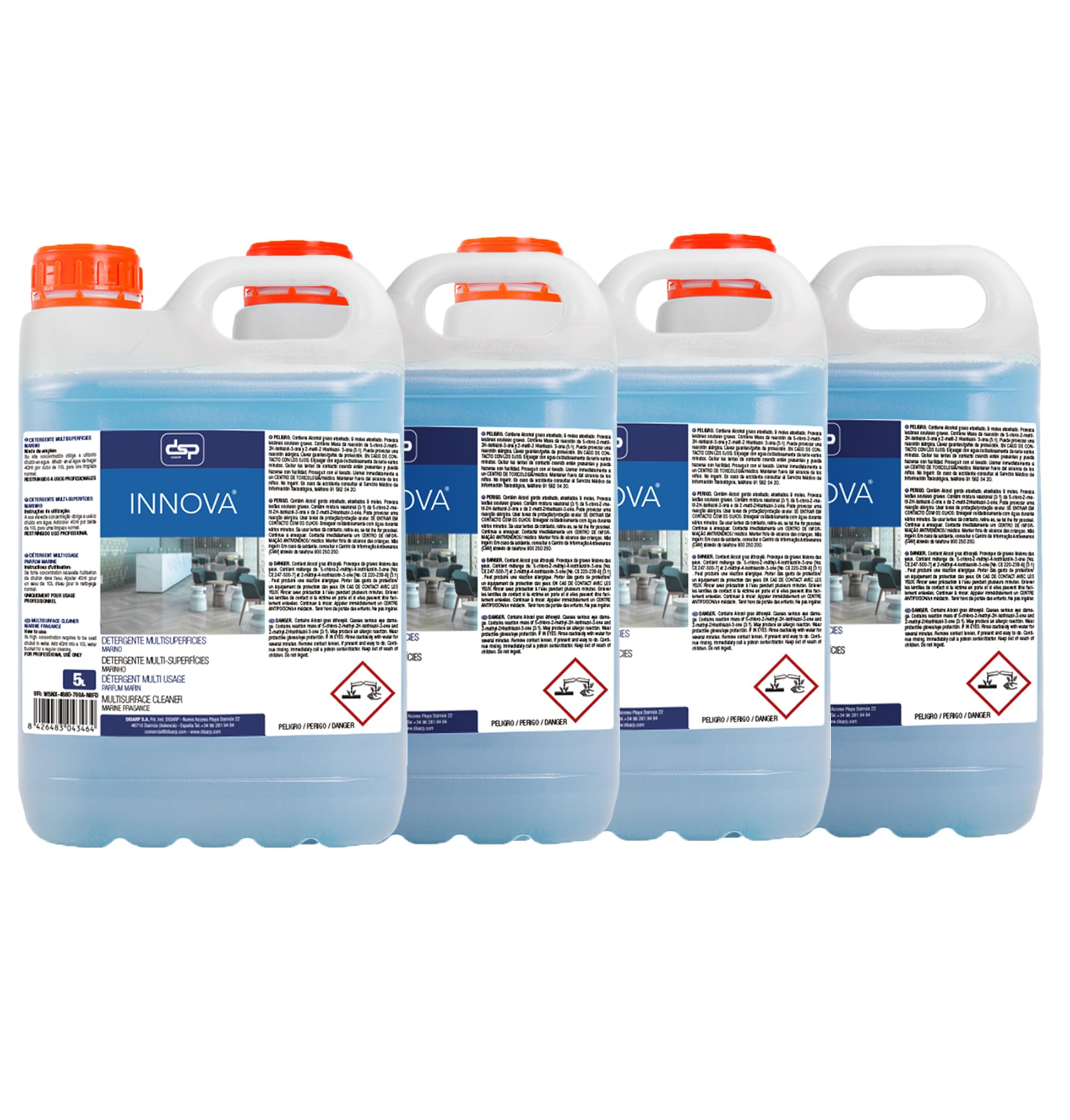INNOVA DETERGENTE HIGIENIZANTE MULTISUPERFICIES PERFUME MARINO GARRAFA 5L (4)